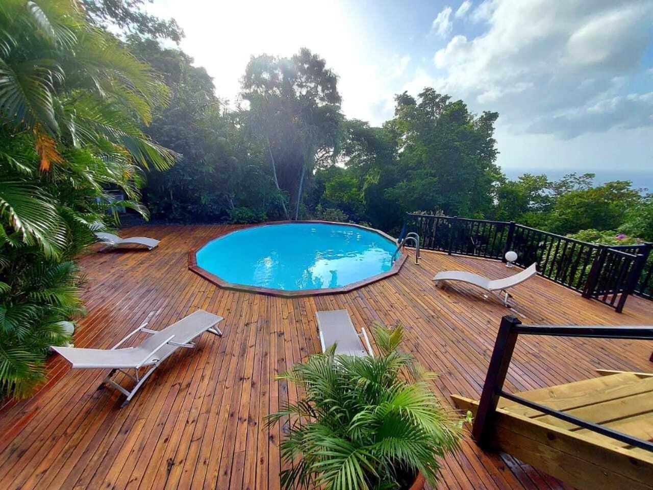 Villa Du Jardin Botanique, Ex. Propriete Coluche Deshaies Extérieur photo