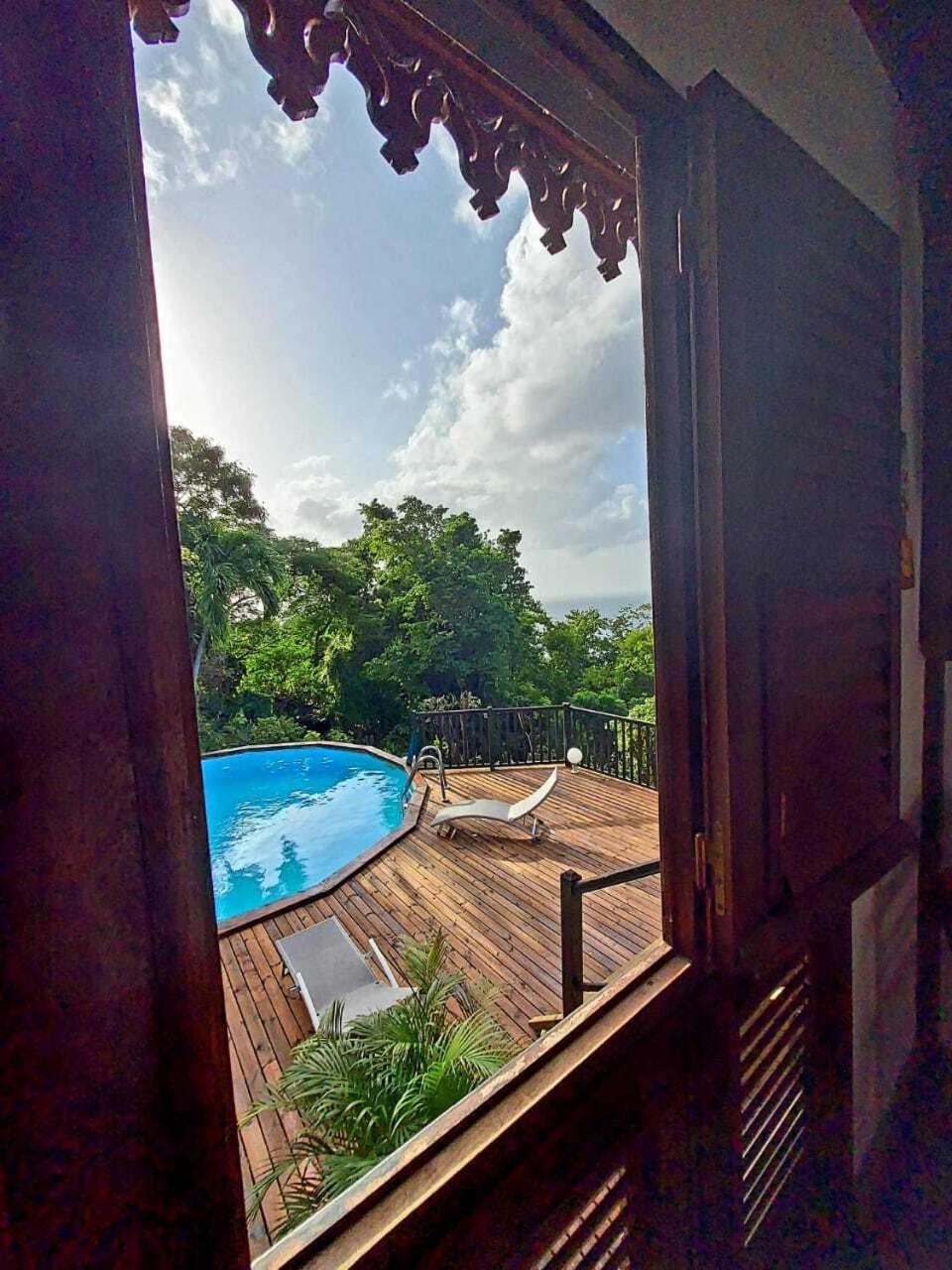 Villa Du Jardin Botanique, Ex. Propriete Coluche Deshaies Extérieur photo
